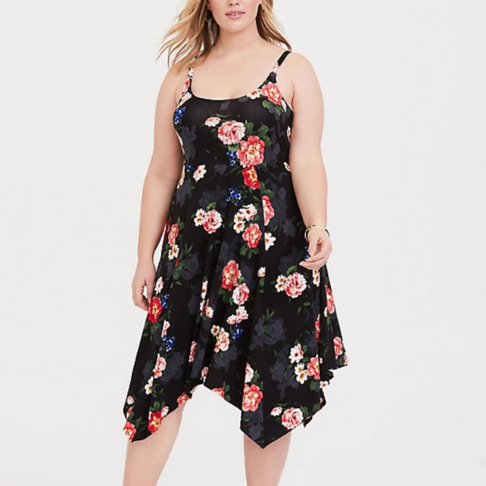 Torrid size 1 flowy rayon summer dress